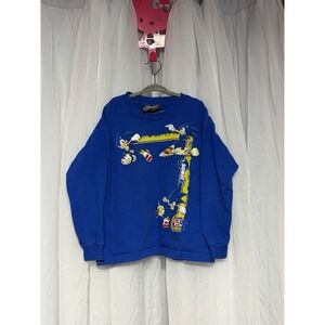 VTG 2006 Sonic 15th Anniversary Long Sleeve Shirt Kids Blue Top Heavy Size‎ 7